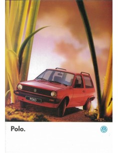 1988 VOLKSWAGEN POLO BROCHURE FRANS