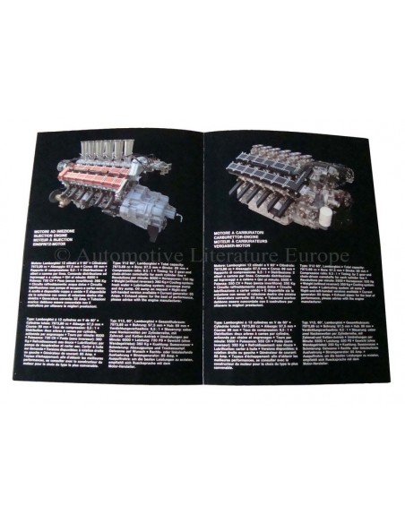 1990 LAMBORGHINI POWER BOAT BROCHURE