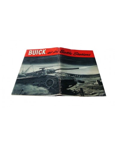1944 BUICK AT ITS BATTLE STATIONS BROCHURE ENGELS