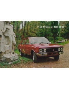 1977 FIAT GIANNINI 132-2000 LEAFLET ITALIAANS