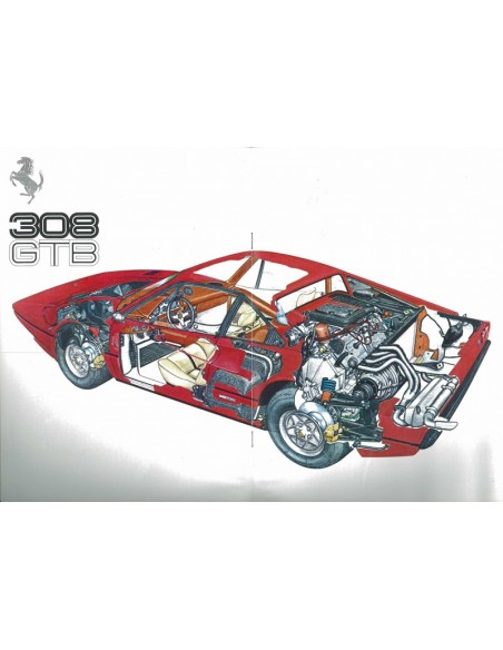 1977 FERRARI DINO 308GT4 BROCHURE 148/77