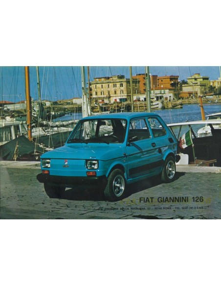 1973 FIAT GIANNINI 126 LEAFLET ITALIAANS