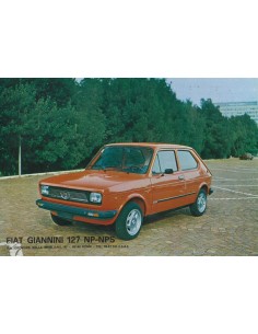 1973 FIAT GIANNINI 127 NP NP-S LEAFLET ITALIAANS