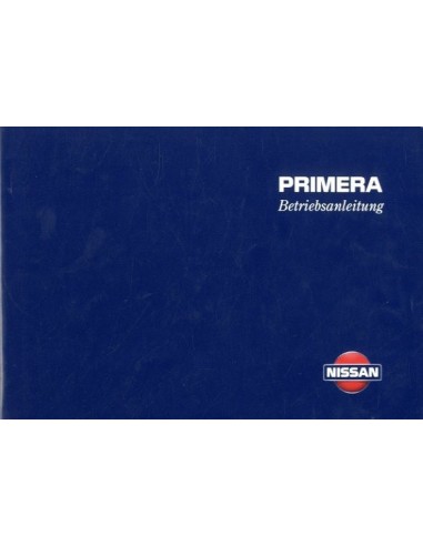1998 NISSAN PRIMERA INSTRUCTIEBOEKJE DUITS