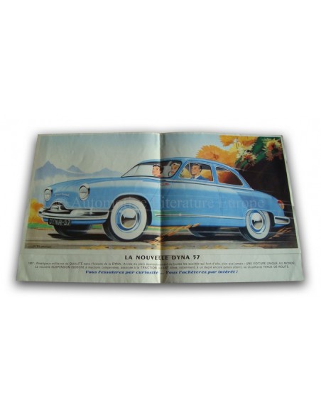 1957 PANHARD DYNA BROCHURE FRANS