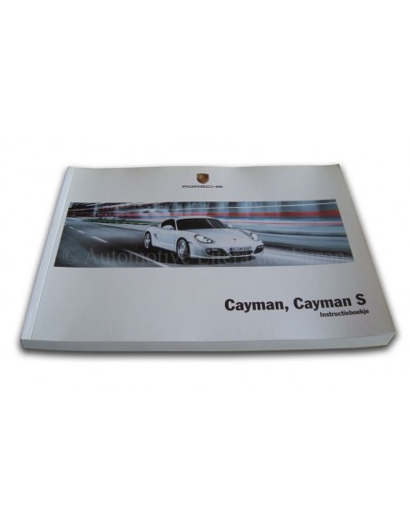 2010 PORSCHE CAYMAN & S INSTRUCTIEBOEKJE NEDERLANDS