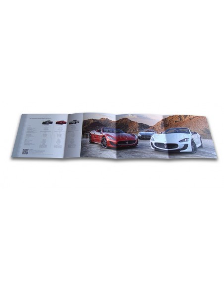 2015 MASERATI GRANCABRIO MC SPORT BROCHURE DUITS