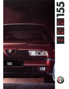 1992 ALFA ROMEO 155 BROCHURE NEDERLANDS