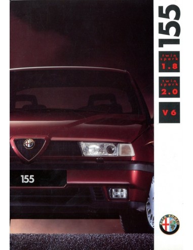 1992 ALFA ROMEO 155 BROCHURE NEDERLANDS