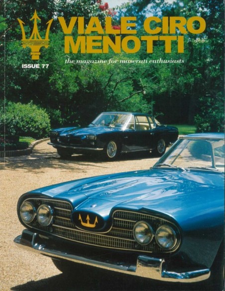 1999 MASERATI VIALE CIRO MENOTTI MAGAZINE ENGELS