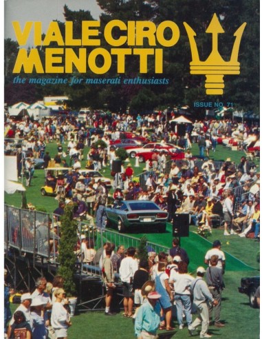 1996 MASERATI VIALE CIRO MENOTTI MAGAZINE ENGELS