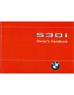 1974 BMW 5 SERIE INSTRUCTIEBOEKJE ENGELS USA