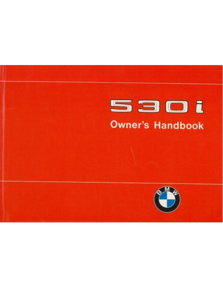 1974 BMW 5 SERIE INSTRUCTIEBOEKJE ENGELS USA