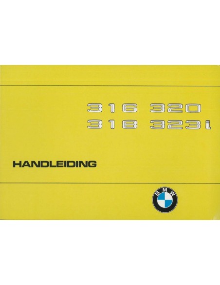 1979 BMW 3 SERIE INSTRUCTIEBOEKJE NEDERLANDS