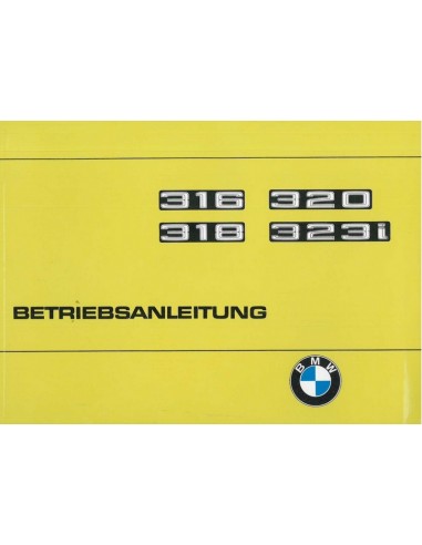 1978 BMW 3 SERIE INSTRUCTIEBOEKJE DUITS