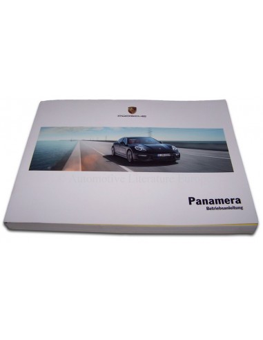2014 PORSCHE PANAMERA INSTRUCTIEBOEKJE DUITS 