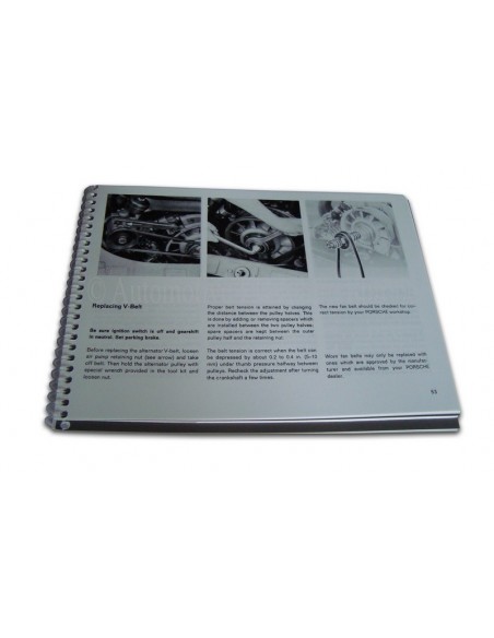 1981 PORSCHE 911 SC INSTRUCTIEBOEKJE ENGELS