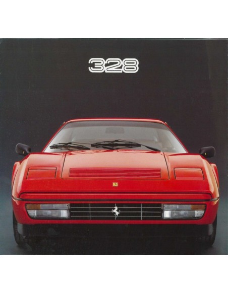 1985 FERRARI 328 GTB BROCHURE 387/85