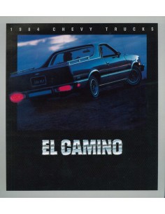 1984 CHEVROLET CHEVY EL CAMINO BROCHURE ENGELS