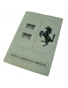 1978 FERRARI 308 GTB GTS INSTRUCTIEBOEKJE USA 150/78