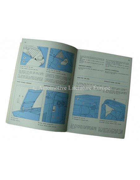 1978 FERRARI 308 GTB GTS INSTRUCTIEBOEKJE USA 150/78