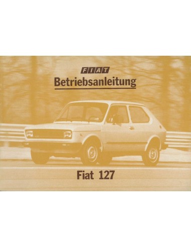 1977 FIAT 127 INSTRUCTIEBOEKJE DUITS
