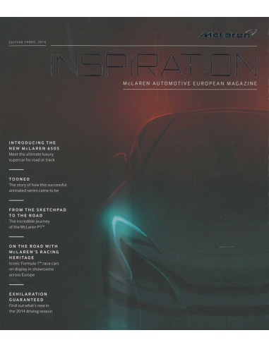 2014 MCLAREN INSPIRATION MAGAZINE ENGELS