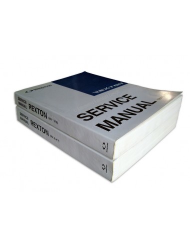 2002 SSANGYONG REXTON WERKPLAATSHANDBOEK ENGELS