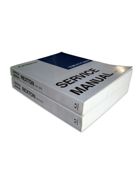 2002 SSANGYONG REXTON WERKPLAATSHANDBOEK ENGELS