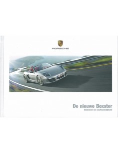2012 PORSCHE BOXSTER HARDCOVER BROCHURE NEDERLANDS