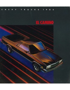 1985 CHEVROLET CHEVY EL CAMINO BROCHURE ENGELS