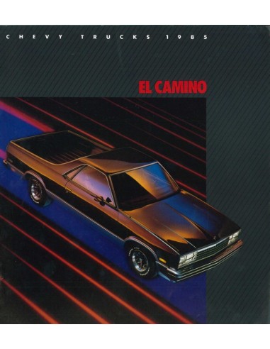 1985 CHEVROLET CHEVY EL CAMINO BROCHURE ENGELS