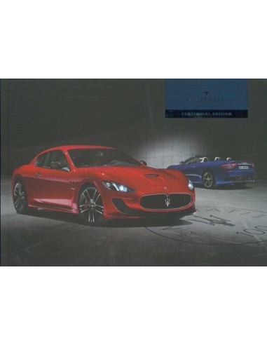 2015 MASERATI GRANCABRIO MC GRATURISMO MC STRADALE CENTENNIAL EDITION BROCHURE DUITS