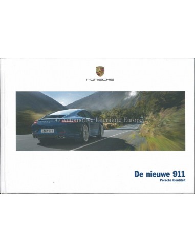 2012 PORSCHE 911 CARRERA HARDCOVER BROCHURE NEDERLANDS