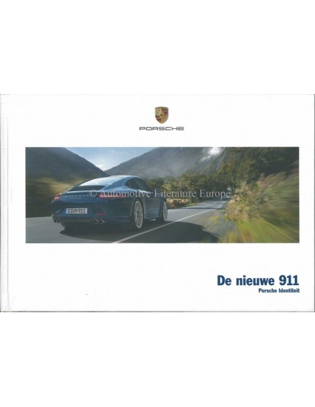 2012 PORSCHE 911 CARRERA HARDCOVER BROCHURE NEDERLANDS
