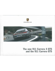 2012 PORSCHE 911 CARRERA GTS HARDCOVER BROCHURE ENGELS