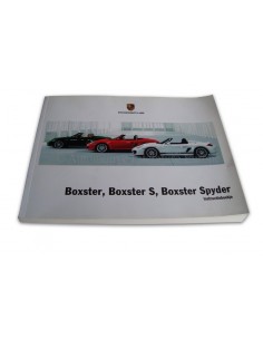 2011 PORSCHE BOXSTER & S & SPYDER INSTRUCTIEBOEKJE DUITS