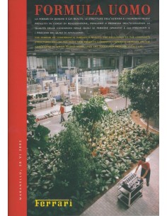 2002 FERRARI FORMULA UOMO BROCHURE 1832/02
