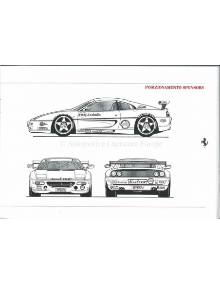 1999 FERRARI CHALLENGE TROFEO PIRELLI BROCHURE ITALIAANS
