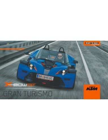 2013 KTM X BOW GT GRAN TURISMO BROCHURE DUITS