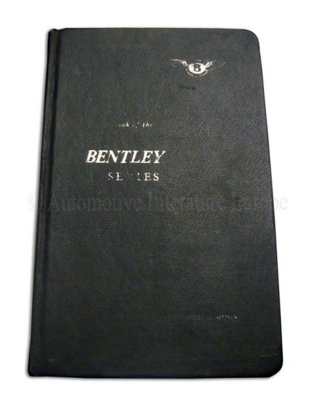 1965 BENTLEY T TYPE INSTRUCTIEBOEKJE ENGELS