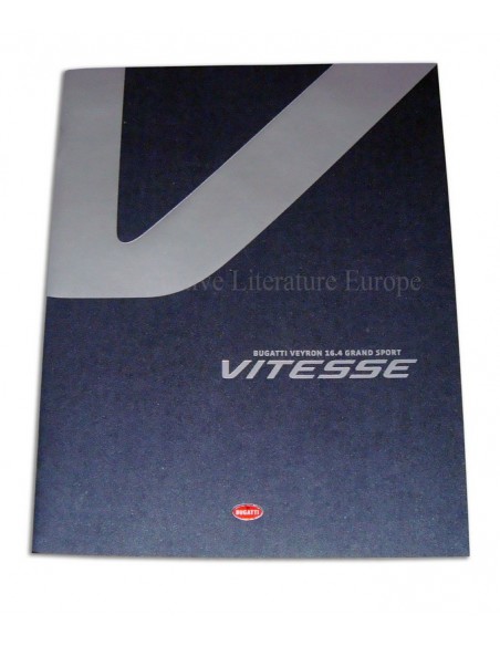 2012 BUGATTI EB 16.4 VEYRON GRAND SPORT VITESSE  KLANTEN BROCHURE CHINEES