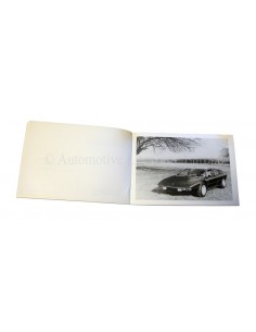 1974 LAMBORGHINI URRACO P300 OWNERS MANUAL 2