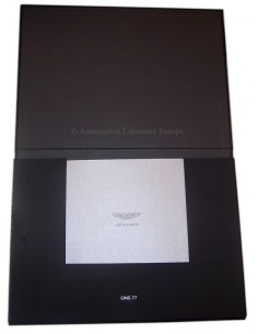 2012 ASTON MARTIN ONE-77 PORTFOLIO HARDCOVER BROCHURE ENGELS 2