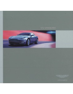 2004 ASTON MARTIN VANQUISH BROCHURE ENGELS