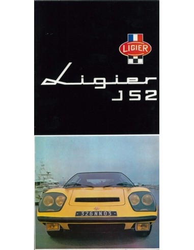 1974 LIGIER JS2 BROCHURE FRANS