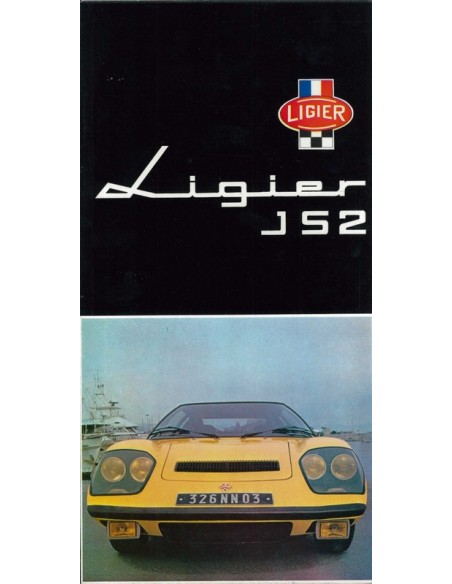 1974 LIGIER JS2 BROCHURE FRANS