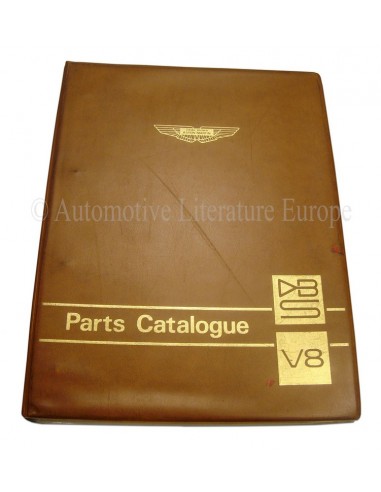 1971 ASTON MARTIN DBS V8 SALOON ONDERDELENHANDBOEK ENGELS