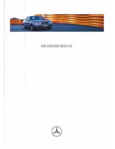 1997 MERCEDES BENZ CLK COUPE BROCHURE DUITS