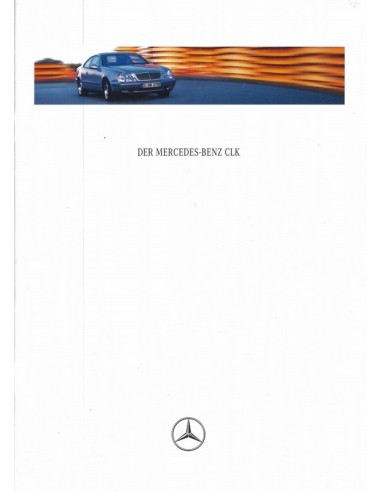 1997 MERCEDES BENZ CLK COUPE BROCHURE DUITS